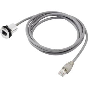 trucomponents TRU COMPONENTS RJ45-01-BK RJ45-inbouwbus 1408771 Bus, inbouw, Stekker, recht Aantal polen: 8P8C Aantal polen 8P8C Zwart 1 stuk(s)