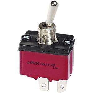 apem / 36491200 Kippschalter 250 V/AC 6A 2 x Ein/Aus/Ein rastend/0/rastend 1St.