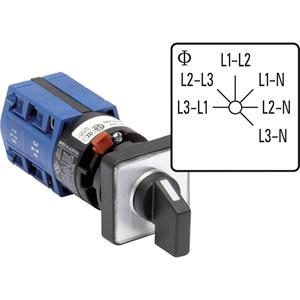 kraus&naimer Kraus & Naimer CG4.A025.FS2.F795 Voltmeter omschakelaar 10 A Grijs, Zwart 1 stuk(s)