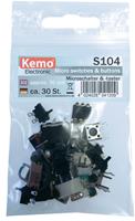 Kemo S104 Microschakelaar assortiment schakelend 30 onderdelen