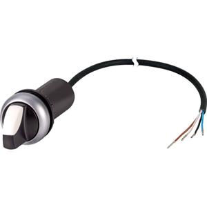 eaton C22-WRK-K10-P62 Wahltaste Drehhebel Schwarz, Weiß 1 x 60° Drehentriegelung 1St.