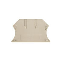 Weidmüller WAP WDU/WTR4/ZR (50 Stück) - End/partition plate for terminal block WAP WDU/WTR4/ZR