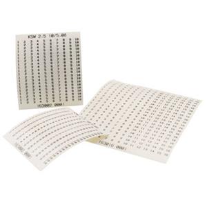 Klemmarkeerder Weidmüller KSW 4 16/3,5 1-16 1630150001 Wit 10 stuk(s)