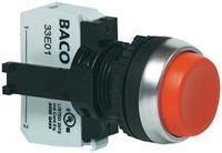 BACO BAL21AB01A L21AB01A Druktoets Kunststof frontring, Verchroomd Rood 1 stuk(s)
