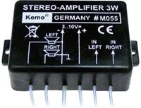 Kemo M055 Stereo-versterker Module 9 V/DC 3 W 8 Ώ