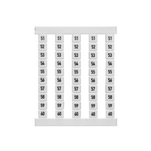weidmüller KLEMMENMARKIERER DEK 5 FSZ 51-60 500ST