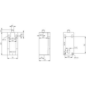 Siemens 3SE52320BC05 3SE5232-0BC05 Eindschakelaar 240 V/AC 3 A Plunjer Moment IP67 1 stuk(s)