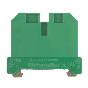 Weidmüller EK 16/35 - Ground terminal block 1-p 12mm EK 16/35