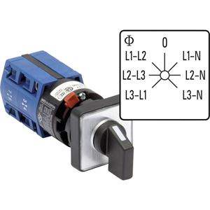 kraus&naimer Kraus & Naimer CG4.A007.FS2.F785 Voltmeter omschakelaar 10 A Grijs, Zwart 1 stuk(s)