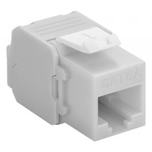 Quality4All CAT 6 KeyStone RJ45 Buchse, ungeschirmt, 250MHz, hellgrau<br>Kann mont