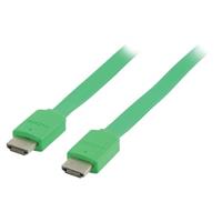 Noname Platte HDMI 1.4 Kabel 2m Groen