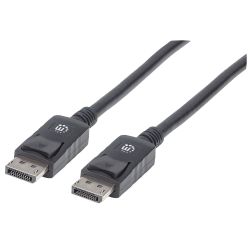 manhattan DisplayPort Anschlusskabel [1x DisplayPort Stecker - 1x DisplayPort Stecker] 2.00m Schwarz