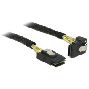 DeLOCK mini SAS SFF-8087 > mini SAS SFF-8087 angled , 1m