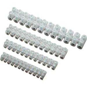 bklelectronic BKL Electronic 073400/10 Kroonsteen Flexibel: - Massief: 4-4 mm² Aantal polen: 12 10 stuk(s) Wit