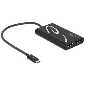 Delock Thunderbolt 3 naar 2 x DisplayPort Adapter