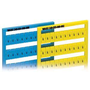 WAGO 249-553/000-002 Markeringskaarten Opdruk: I 5 stuk(s)