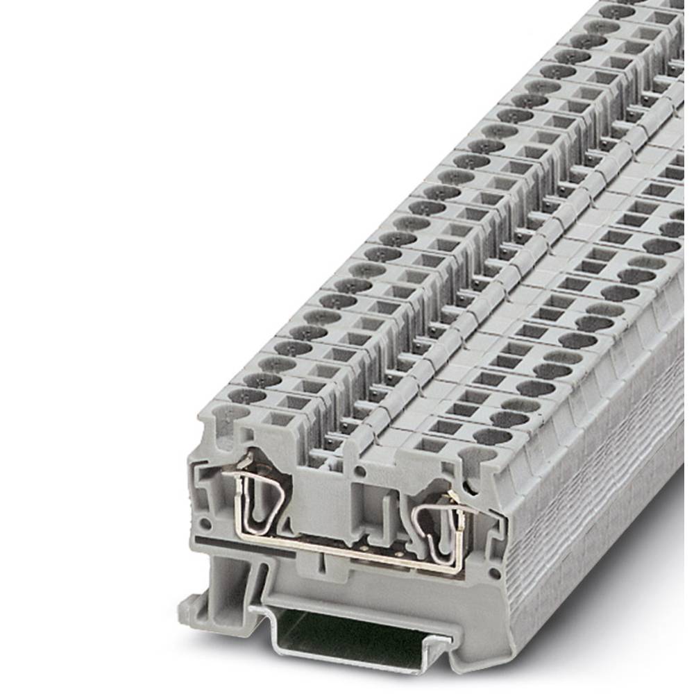 phoenixcontact ST 4 WH Durchgangsklemme Polzahl: 2 0.08mm² 4mm² Weiß 50St.