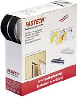 Fastech B50SKL01E999910 Klittenband om vast te plakken Haakdeel, Extra sterk (l x b) 10000 mm x 50 mm Zwart 10 m