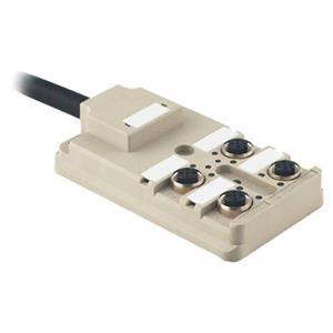 Weidmüllerlerlerlerlerlerlerlerlerlerlerlerlerlerlerlerlerlerlerlerlerlerlerlerlerlerlerlerlerlerler SAI-4-F 4P PUR 15M 9456210000 Passieve sensor/actorbox M12-verdeler met metalen schroefdraad 1