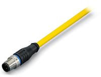 Wago Sensor-/Aktor-Datensteckverbinder, konfektioniert M12 Stecker, gerade 5.00m Po