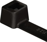 hellermanntyton T30R-W-BK (100 Stück) - Cable tie 3,5x150mm black T30R-W-BK