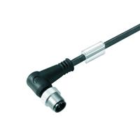 Weidmüller Sensor-/Aktor-Steckverbinder, konfektioniert M12 Stecker, gewinkelt 0.90m Pol