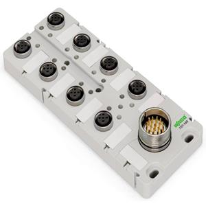 WAGO 757-185/100-000 Passieve sensor/actorbox M12-verdeler met metalen schroefdraad 1 stuk(s)