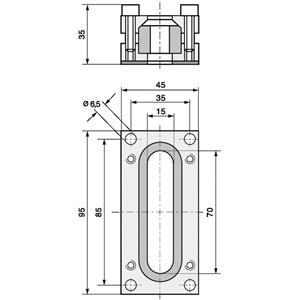lappkabel LAPP SKINDICHT FL4 Dichtungsdurchführung Aluminium 1St.