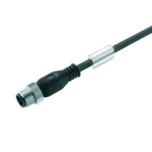 Weidmüller Sensor-/Aktor-Steckverbinder, konfektioniert M12 Stecker, gerade 0.50m Polzah