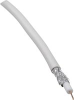 BKL Electronic 0806001/50 Koaxialkabel Außen-Durchmesser: 6.60mm 75Ω 90 dB Weiß 50m R17597
