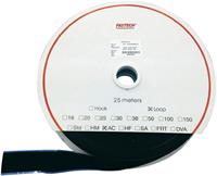 FASTECH T0202599990225 Klettband zum Aufkleben Acrylat Flauschteil (L x B) 25000mm x 25mm Schwarz V658391