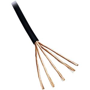 BKL Electronic Audiokabel 6 x 0.08mm² Schwarz 5m