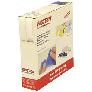 FASTECH B16-STD000010 Klettband zum Aufnähen Haft- und Flauschteil (L x B) 10m x 16mm Weiß 10m