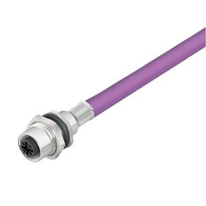 Weidmüller 1279480050 Sensor/actuator steekconnector M12 Aantal polen: 2 Bus, inbouw 1 stuk(s)