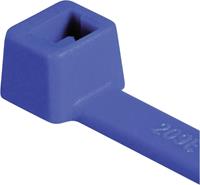 HellermannTyton 111-03008 T30R-PA66-BU Kabelbinder 150mm 3.50mm Blau Witterungsstabil 100St. S15330