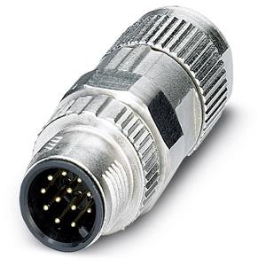 phoenixcontact Phoenix Contact 1559592 Sensor/actuator connector, niet geassembleerd M12 Aantal polen: 12 Stekker, recht 1 stuk(s)