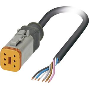 phoenixcontact Phoenix Contact 1415026 Sensor/actuator connector, geassembleerd Aantal polen: 6 Bus, recht 1.50 m 1 stuk(s)