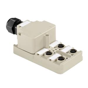Weidmüllerlerlerlerlerlerlerlerlerlerlerlerlerlerlerlerlerlerlerlerlerlerlerlerlerlerlerlerlerlerler SAI-4-M 5P M12 ECO 1892100000 Passieve sensor/actorbox M12-verdeler met metalen schroefdraad 1