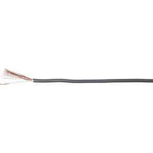 Audiokabel 1 x 0.10mm² Schwarz Meterware