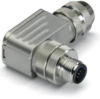 Wago Sensor-/Aktor-Steckverbinder, unkonfektioniert M12 Stecker, gewinkelt Polzahl: