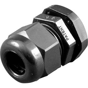 hammondelectronics Zugentlastung Klemm-Ø (max.) 6.5mm Polyamid Schwarz 1St.