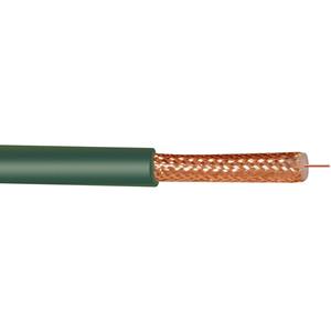 ABUS TV8601 Videokabel RG59 1 x 0.22 mm² Groen 100 m
