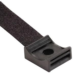 Hebotec 3011-010 Klettbandsockel zum Anschrauben Schwarz 1St. W726291