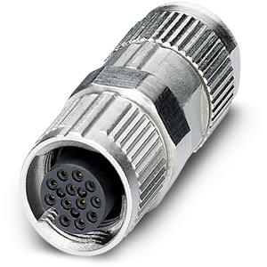 phoenixcontact Phoenix Contact 1559631 Sensor/actuator connector, niet geassembleerd M12 Aantal polen: 12 Bus, recht 1 stuk(s)