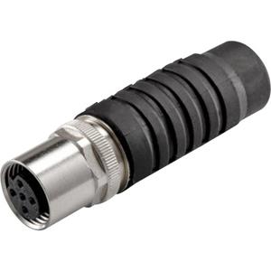 LAPP 22261001 Sensor/actuator connector, niet geassembleerd M12 Aantal polen: 4 Bus, recht, Afsluitweerstand 1 stuk(s)