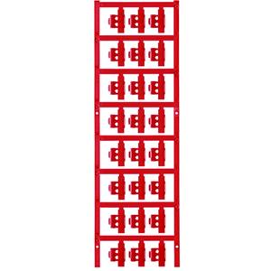 Weidmüller 1805790000 SFC 2/21 NEUTRAL RT Kabelmarkeringdrager Montagemethode: Vastklemmen Markeringsvlak: 4.10 x 21 mm Rood Aantal markeringen: 120 120 stuk(s)