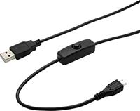 K-1470 Strom-Kabel Raspberry Pi, Arduino [1x USB 2.0 Stecker A - 1x USB 2.0 Stecker Micro-