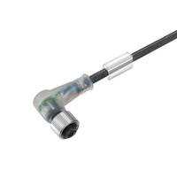 Weidmüller 1022931000 Sensor/actuator connector, geassembleerd M12 Aantal polen (sensoren): 5 Bus, haaks 10.00 m 1 stuk(s)
