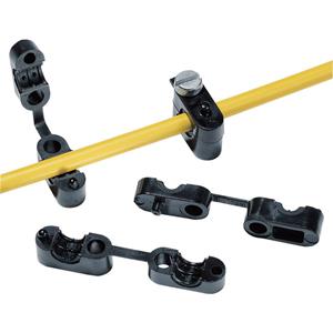 HellermannTyton KK2-N66-BK-D1 Trekontlasting Montagegat: 5 mm Klem-Ø (max.): 6.7 mm Polyamide 6.6 Zwart 1 stuk(s)
