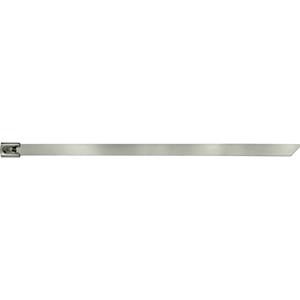kunzer Kabelbinder 520mm 7.90mm Silber Hitzestabilisiert 10St.